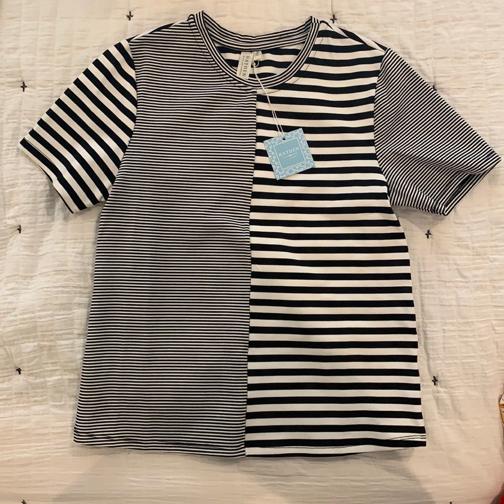 Hayden short sleeve fitted top NEW